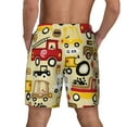 thumbnail image 4 of Gaeub Vehicles Mens Swim Trunks Stretch Beach Shorts Quick Dry for Men Swim Shorts Swimwear with Pockets- Large, 4 of 9
