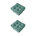 thumbnail image 3 of Inteprter Cojín cuadrado para asiento, cojín para silla, sofá, alfombrilla para el suelo del hogar, antideslizante, elástico, barra de Verde claro 42*42*9cm 2Conjunto, 3 of 6