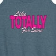 thumbnail image 3 of Instant Message - Like Totally For Sure - Women's Racerback Tank Top, 3 of 6