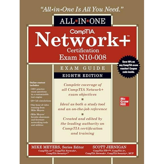 Pre-Owned Comptia Network  Certification All-In-One Exam Guide, Eighth Edition (Exam N10-008) (Hardcover) 1264269056 9781264269051