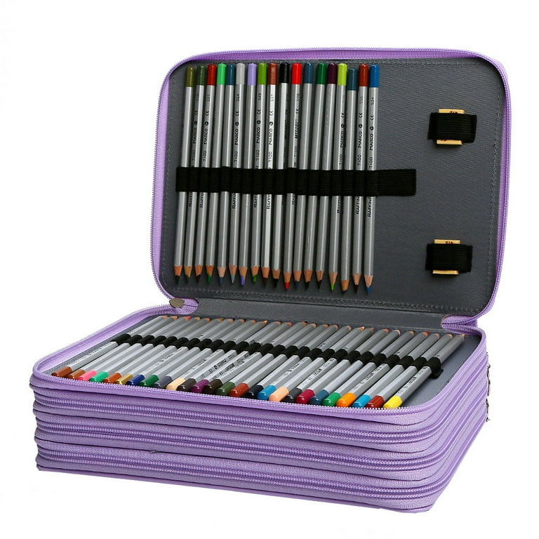 JAKAGO 304 Slots Pencil Case Large Capacity Gel Pen Case, Multi-Functional  Organizer for Colored Pencils/Gel Pens/Markers/Makeup Brushes Stationery