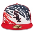 thumbnail image 2 of Men's New Era Red Chicago White Sox 2022 4th of July On-Field 59FIFTY Fitted Hat, 2 of 6