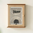 thumbnail image 2 of lanema Entryway Key Storage Box Wall Mounted Wood Dustproof Hook Organizers, 2 of 10