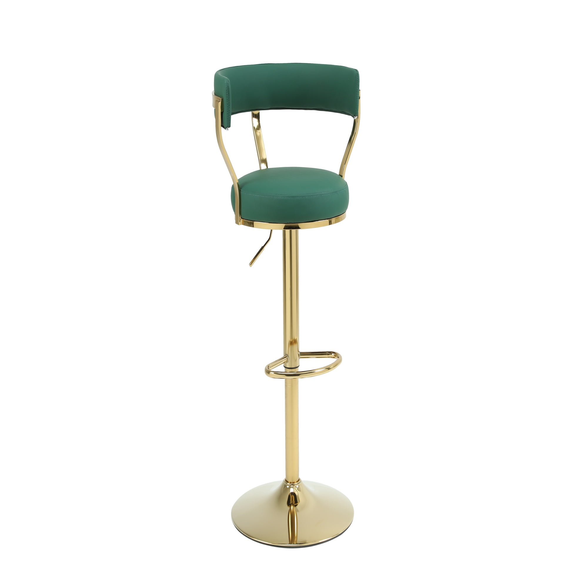 Spaco Counter Height Bar Stools BarStools for Kitchen Island Adjustable, Dark Green Spaco Counter Height Bar Stools BarStools for Kitchen Island Adjustable, Dark Green