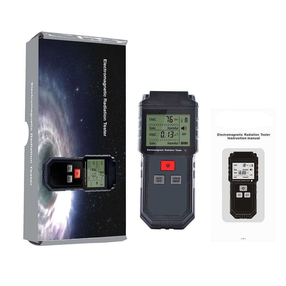 Akoyovwerve Radiation Tester Digital Lcd Emf Instrument