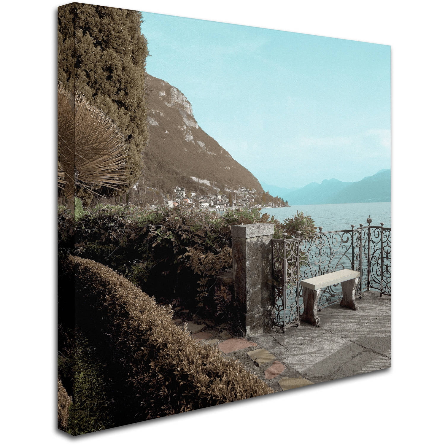Trademark Fine Art "Lake Vista IV" Canvas Art by Alan Blaustein