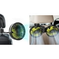 thumbnail image 1 of USB Single Head Car Fan and USB Dual Head Car Fan for Backseat for Kids, 1 of 5