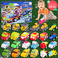thumbnail image 6 of UUGEE 2026 Christmas Advent Calendar for Boys Kids, 24 Days Countdown Calendar 24 Vehicles Pull Back Cars Set, Xmas Gifts for 1 2 3 Years Old, 6 of 8