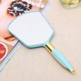 thumbnail image 1 of Handheld Mirror with Handle, for Vanity Makeup Home Salon Travel Use (Square), 1 of 4