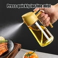 thumbnail image 4 of 2-in-1 Glass Oil Sprayer and Dispenser,Refillable Oil Sprayer for Cooking,Olive Oil Dispenser Bottle for Kitchen,Oil Mister Spray Bottle for Cooking,for Air Fryer,Baking,Grilling (470ml/16Oz, Green), 4 of 5