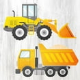 thumbnail image 3 of Kimberly, Allen 12x12 Black Modern Framed Museum Art Print Titled - Tractor and Trucks 1 v2, 3 of 5