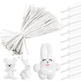 thumbnail image 1 of Globos YXYL 260 blancos, 100 piezas, largos de látex para modelar, 1 of 7