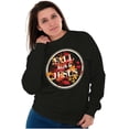 thumbnail image 3 of Fall Back To Jesus Autumn Leaves Pun Women Plus Size Crewneck Sweatshirt Brisco Brands 4X, 3 of 5