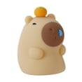 thumbnail image 3 of Lámpara de noche LED con luz nocturna de capibara, brillo ajustable, novedad, luz nocturna para guardería, luz nocturna para niños para sala de estar, 3 of 9