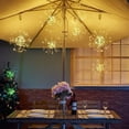 thumbnail image 2 of 4 Pack Firework Lights 150pcs Led Copper Wire Starburst String Lights 8 Modes Battery liannv Operated Fairy Lights with Remote Control Hanging Christmas Lights (Warm White), 2 of 6
