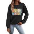 thumbnail image 1 of VBARHMQRT Sweat à Capuche Camouflage 2024 et Mode Hiver Imprimé Lettre pour Femmes, 1 of 2