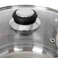 thumbnail image 3 of Bateria de Cocina 7 Pzas ColorHome Tricapa Acero Inox Negro, 3 of 5