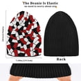 thumbnail image 5 of joogoo Irregular Squares Beanie Hats Cuffed Winter Warm Knit Thick Beanies, 5 of 7