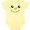 Banana Yellow, variant on Inktastic Snowman Head, Snowman Face, Carrot Nose Boys or Girls Baby Bodysuit