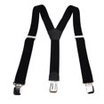 thumbnail image 1 of Men's Suspenders, Strong, Adjustable, Beautiful, Practical, Fashionable, with Metal Clip, Wide Suspenders for Formal Evening, Black, 1 of 5