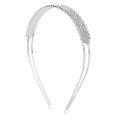 thumbnail image 3 of Pasadores para el pelo/diademas/lazos para el pelo con diamantes de imitación para novias (plateados), 3 of 7
