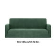 thumbnail image 3 of Solid Color All-Season Sofa Cover - Elastic Knitted Sofa Protector, Velvet Slipcover for Sofas, Cushions, and Rockers, Soft, Durable, and Comfortable for Living Room Use, 3 of 6
