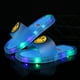 thumbnail image 1 of Sanlin 2020, zapatillas con luz LED, zapatillas para niños, sandalias de baño para bebés, chanclas para niños y niñas, zapatos para el hogarzhangyuxiangblue smile+34-35size/19.5cm zhangyuxiang unisex, 1 of 2
