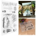 thumbnail image 1 of Clear , Reusable Unique Shape TPR , For Photo Albums Diaries, 1 of 8