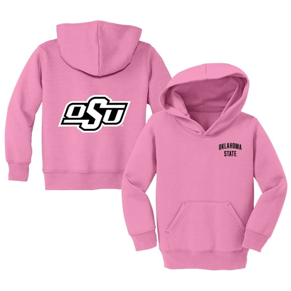 Toddler Chad & Jake Pink Oklahoma State Cowboys Primary Logo Pullover Hoodie