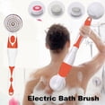 thumbnail image 4 of Electric Spin Massage Shower Brush Bath Spa Cleaning Waterproof Back Scrubber, 4 of 6