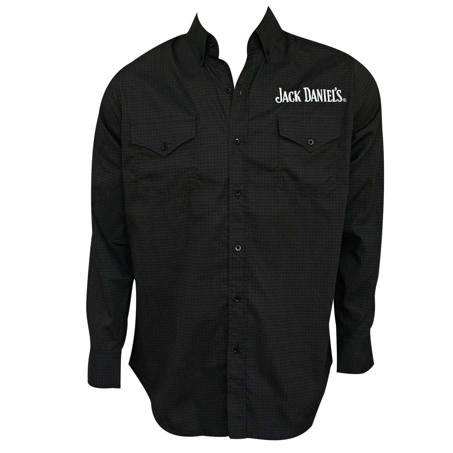 Jack Daniels Long Sleeve Button Up Tie Print Shirt-XLarge | Walmart Canada