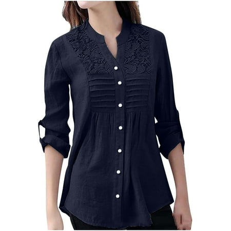 

Fashion Women Causal Solid Blouse Long Sleeve T-Shirt Autumn Sweartshirt Tops