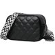 thumbnail image 1 of LHSHID Women Quilted Crossbody Bag PU Leather Shoulder Bag Camera Purse Square Snapshot Bag Satchel Bag, 1 of 7