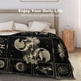thumbnail image 5 of Pisces Constellation Blanket Astrology Sign Throw Blanket, Lightweight Microfiber Blanket Birthday Graduation to Mom Gifts for Women Men 60"X80", 5 of 6