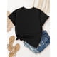 thumbnail image 2 of It Is What It Is Letter Graphic Fashion Sports Tee, Short Sleeve Casual T-Shirt Top, Women's Activewear, 2 of 6