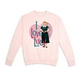 thumbnail image 2 of I Love Lucy Heart You Women's Crew Sweatshirt, 2 of 6