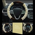 thumbnail image 2 of ZZERHUOO Steering Wheel Cover+gear Handbrake Cover 36 39cm Steering Wheel Cover Telescopic Steering Wheel Cover Sv-5wsc Mini Wheel 2008 2016 Key Fob Cover Wheel Cover Stretchy Heated And Cooled Seat, 2 of 6