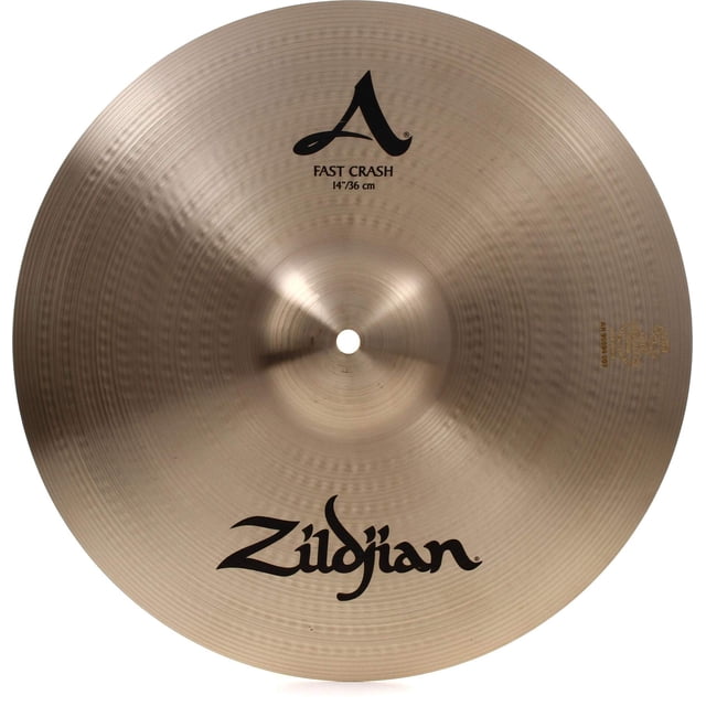 Crash Cymbal Avedis Zildjian Company Serie A Fast de 14 pulgadas