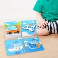 thumbnail image 4 of Rompecabezas de madera Montessori de 4 piezas, juguete educativo, juguete de aprendizaje sensorial. Estilo C, 4 of 9