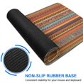thumbnail image 6 of Long Mouse Pads for Desk,Orange Ethnic Stripe Pattern Desk Mats on Top Of Desks, Desk Mouse Pad Extra Large with 3mm Non-Slip Base and Stitched Edge for Gaming,Office,Work,Home 35.4"x15.7", 6 of 6