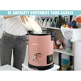 thumbnail image 2 of 6L Digital Wax Melter for Candle Making Large Commercial Electric Melting Pot with Heating Core Spout Temperature Control Pink, 2 of 9