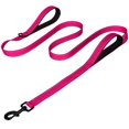 thumbnail image 1 of Joytale Dog Leash Heavy Duty for Large Dogs That Pull, Double Handle for Traffic Control, Double-Sided Reflective Leashes for Large Medium Dogs Night Safety, 6FT, Hot Pink, 1 of 7