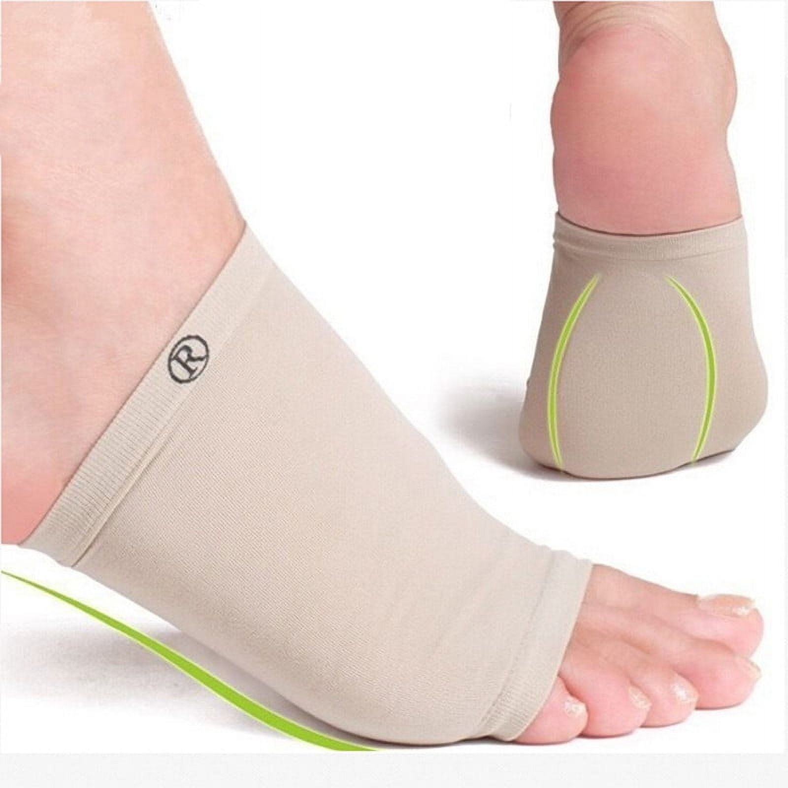 Dr.pedi Arch Support Sleeves Sock with Comfort Gel Pad Cushions Arch Brace for Flat Feet, Plantar Fasciitis Sleeves Shoe Insert Insoles 1 Pair