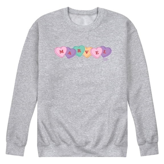 Marvel - Candy Hearts - Men's Crew Fleece Sweatshirt