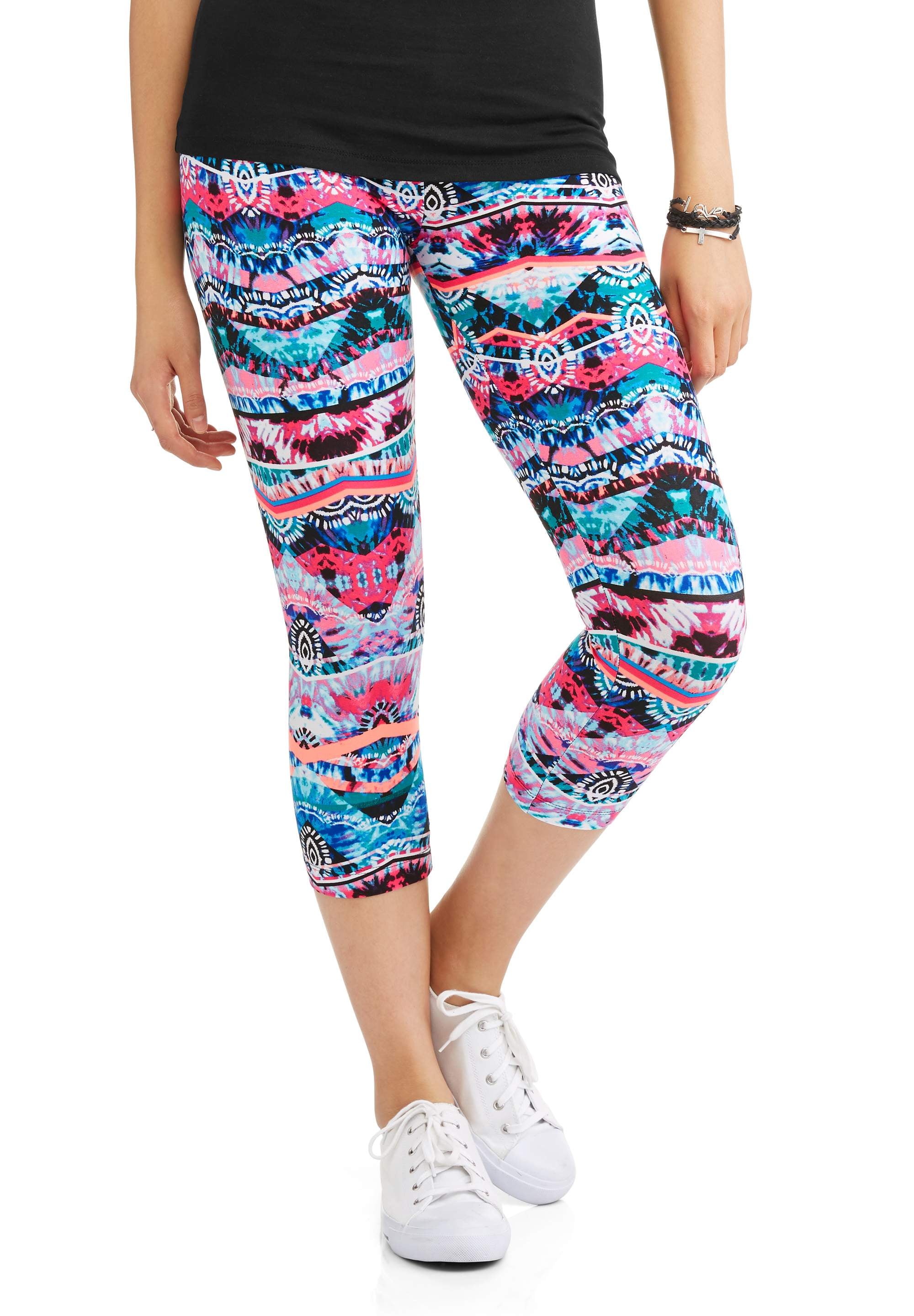 No Boundaries - No Boundaries Juniors' sueded jersey capri leggings (up to 2xl) - Walmart.com 
