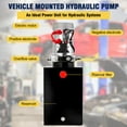 thumbnail image 2 of Hydraulic Power Unit 12V  Car Lift Hydraulic Pump Power Unit, Car Lift Single Phase, Hydraulic Pumps with  Steel Tank, Car Lift Hydraulic Power Unit for Auto Repair, 2 of 7