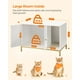 thumbnail image 5 of Caja higiénica Feandrea Modern Furniture, color blanco y dorado, 5 of 9