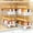White, variant on 2 Pack Pull Out Spice Rack Organizer for Cabinet, Slide Out Spice Racks Organizer, Spice Cabinet Organizers, Cabinet Size Need:12'' Highx11'' Deepx5'' Wide,Hold 10 Spice Jar Each Tier-2Tier, Black