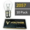 Voltage Automotive 2057 Automotive Brake Light Turn Signal Side Marker Light Bulb (10 Pack)