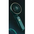thumbnail image 2 of Mini ventilador portátil recargable por USB con base de 2500 mAh y 5 modos (verde), 145 x 93 x 69 mm TUNC Sencillez, 2 of 3